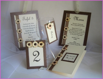 Bespoke flowers stationery