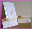Table card and place settings
